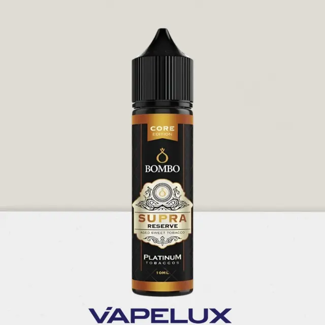 Bombo Platinum Tobaccos Supra Reserve Core Edition 10ml/60ml 60ml Ημικαπνικά 2