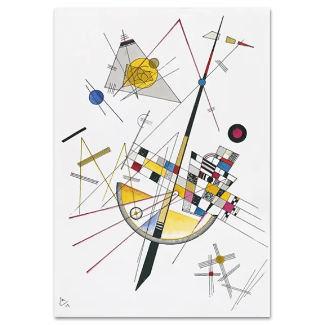 Καμβάς Wassily Kandinsky - Λεπτή ένταση. No. 85 - 127Χ174