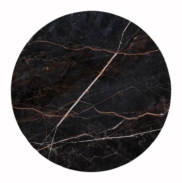ΕΠΙΦΑΝΕΙΑ ΤΡΑΠΕΖΙΟΥ HPL ΣΤΡΟΓΓΥΛΗ FB96351.34 BLACK MARBLE Φ120εκ.