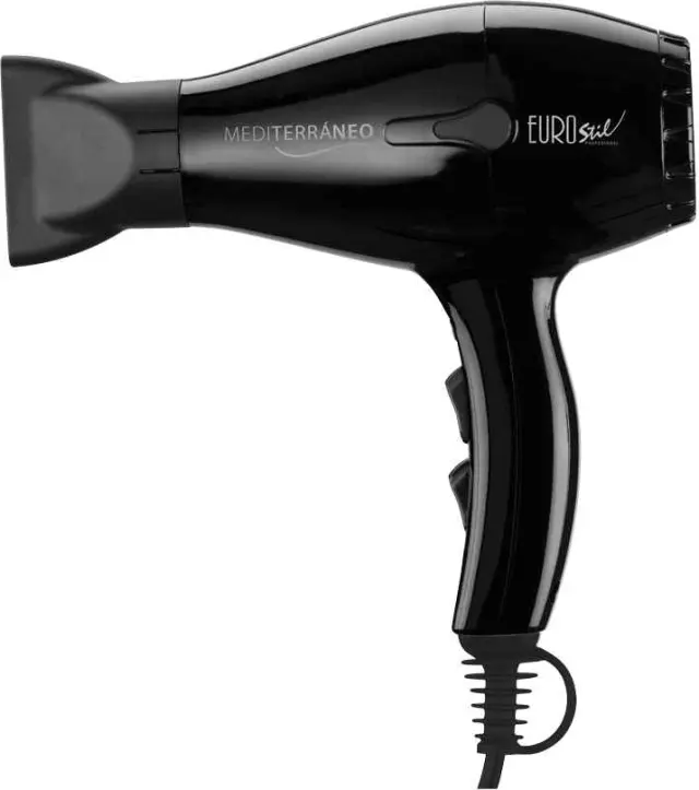 Eurostil Mediterraneo Hair Dryer Black Πιστολάκι Μαλλιών 2000W