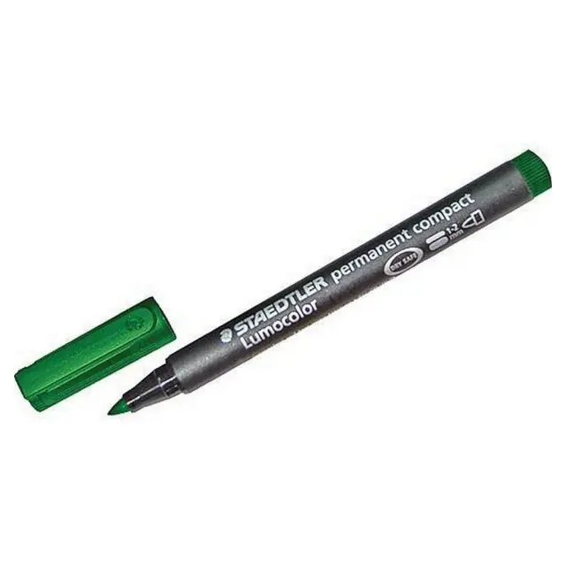 Μαρκαδόρος Staedtler Ανεξίτηλος 1-2mm Πράσινο 342-5