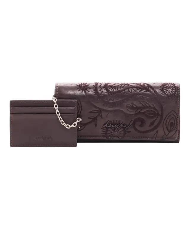 Desigual - Γυναικείο πορτοφόλι Siroco Marina 26WAYP26-3006 Καφέ