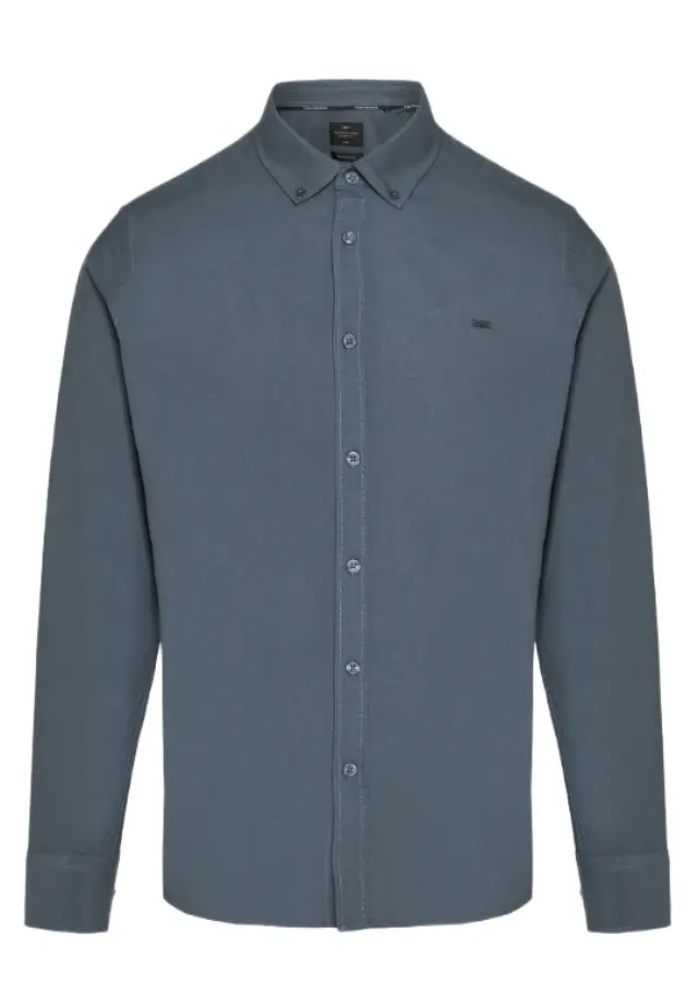 Funky Buddha ανδρικό βαμβακερό πουκάμισο button down FBM014-002-05-3
