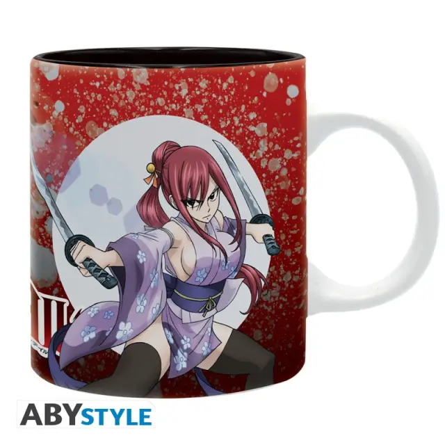 FAIRY TAIL - Mug - 320 ml - Erza + Jellal