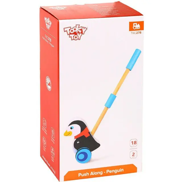 Tooky Toys Συρόμενο Πιγκουινάκι TKC278 2