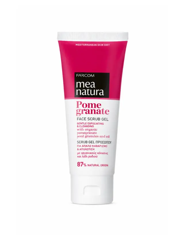 Mea Natura Pomegranate Gel Απολέπισης Προσώπου 100ML