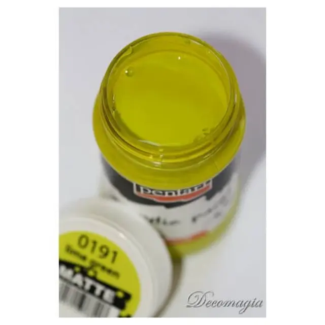 Χρώμα ακρυλικό Pentart 100ml, Lime green 100ml