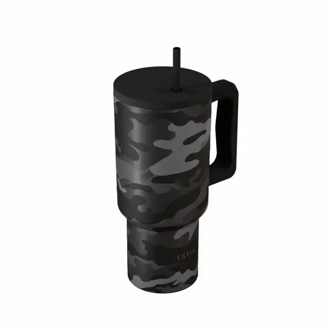 Estia Θερμός Straw Tumbler Xl Save The Aegean 900Ml Dark Camo 2