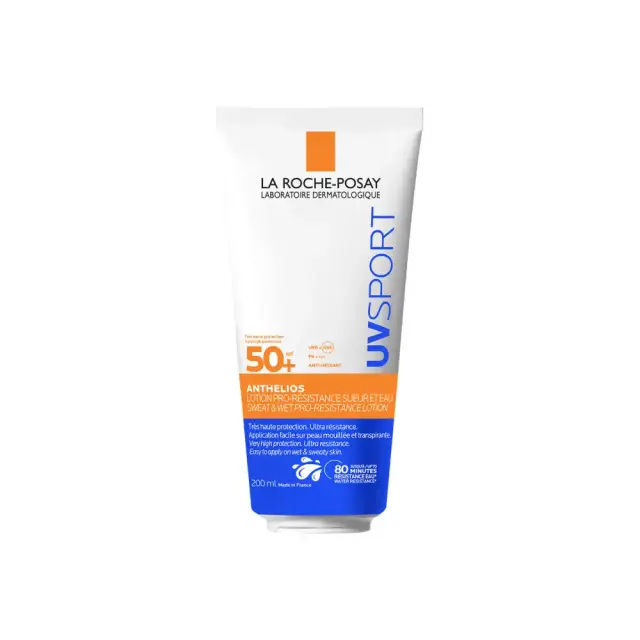 La Roche Posay Anthelios UV Sport Sweat & Wet Pro-Resistance Lotion, Αντηλιακή Λοσιόν για Έντονη Άθληση SPF50+ 200ml