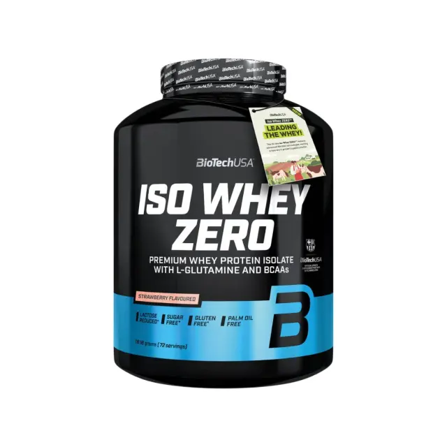 BioTechUSA Iso Whey Zero – 1816g Strawberry
