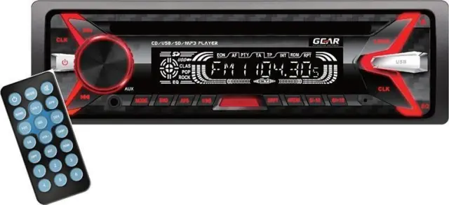 Gear GR-3250 Ηχοσύστημα Αυτοκινήτου Universal 1DIN (USB/AUX) 2