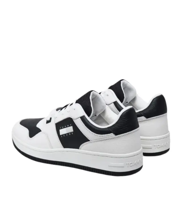 Tommy Hilfiger - Ανδρικά Sneakers Retro Basket Cupsole Tumble EM0EM01513-YBL Λευκό 3