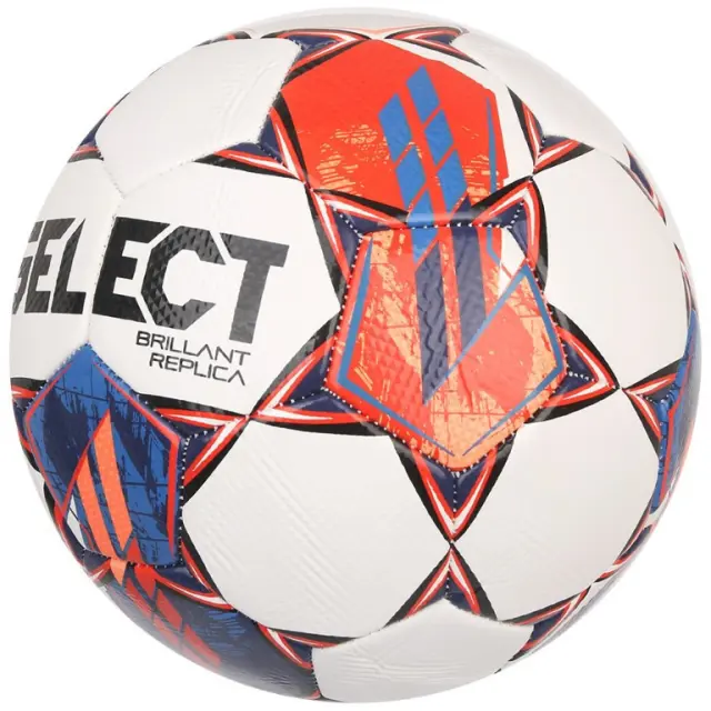 Select Sport Brillant Replica V23 Μπάλα Ποδοσφαίρου Λευκή 160059 - 5 3
