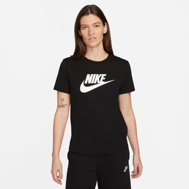 Nike Sportswear Essentials T-Shirt (DX7906-010) - Μαύρο