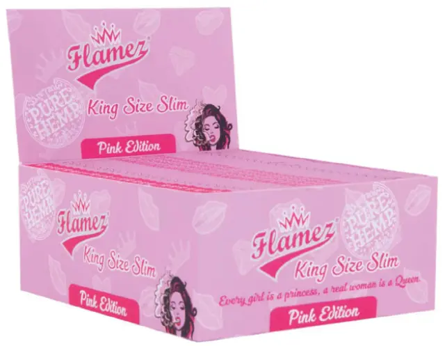 Flamez Χαρτάκια The Original Pink King Size Slim - 33φ 3