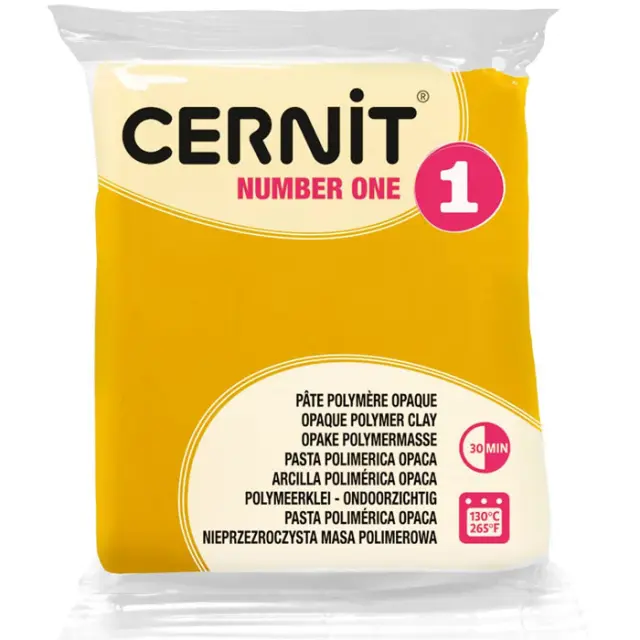 Πολυμερικός Πηλός Cernit Number One No700 - Yellow - 56gr