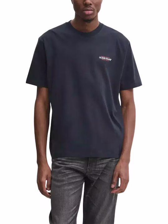 Guess T-shirt Μπλέ Σκούρο Μπλε Σκούρο - XL