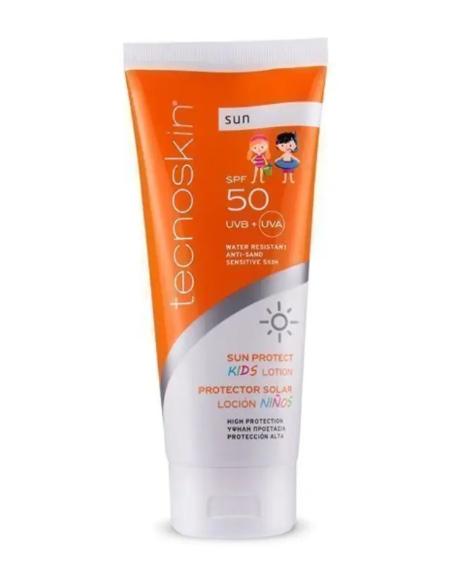 TECNOSKIN Sun Protect Kids Lotion SPF50 Αντηλιακή Λοσιόν για Παιδιά άνω των 2 Ετών, 200ml