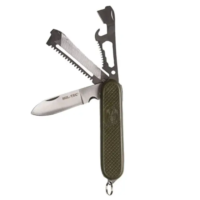 Mil-Tec Spanish OD Army Pocket Knife-Στρατιωτικό Πολυεργαλέιο Χακί