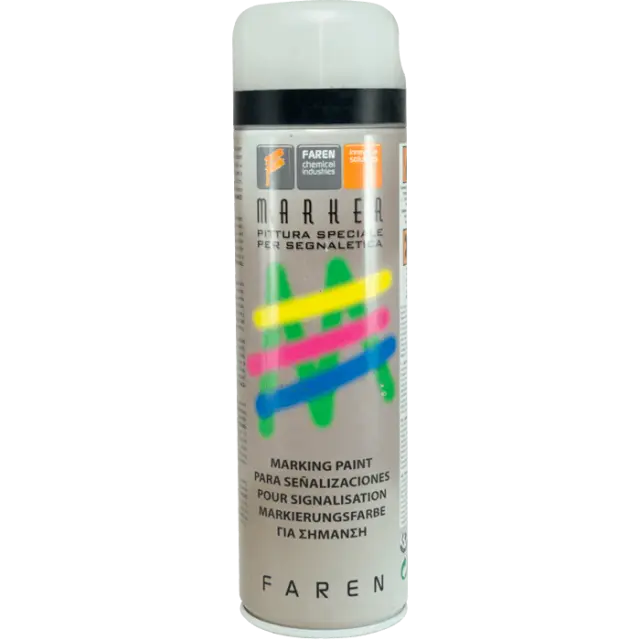 SPRAY ΣΗΜΑΝΣΗΣ ΜΑΥΡΟ FAREN 500ML 8VA500