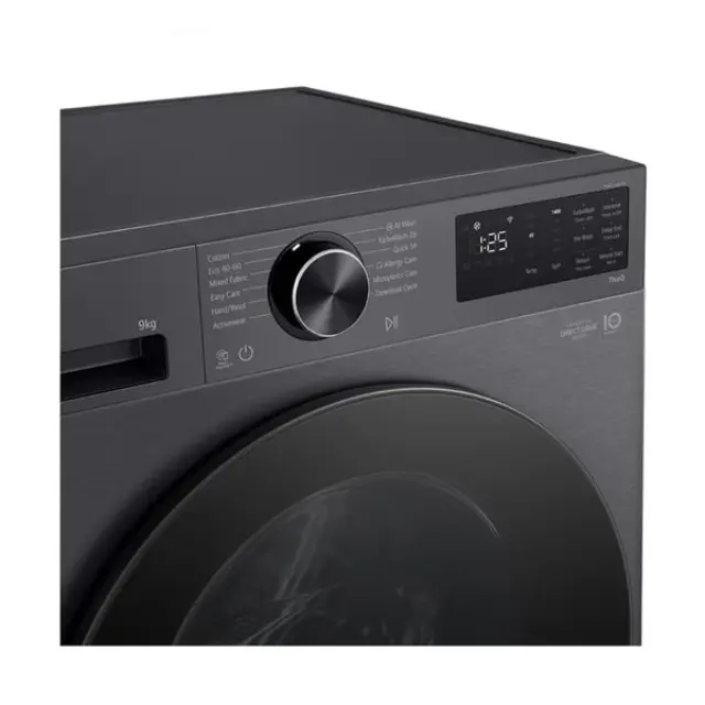 LG F2X50S9TBB Πλυντήριο Ρούχων 9kg με Τεχνολογία Ατμού 1200 Στροφών AI DD Γκρι 2