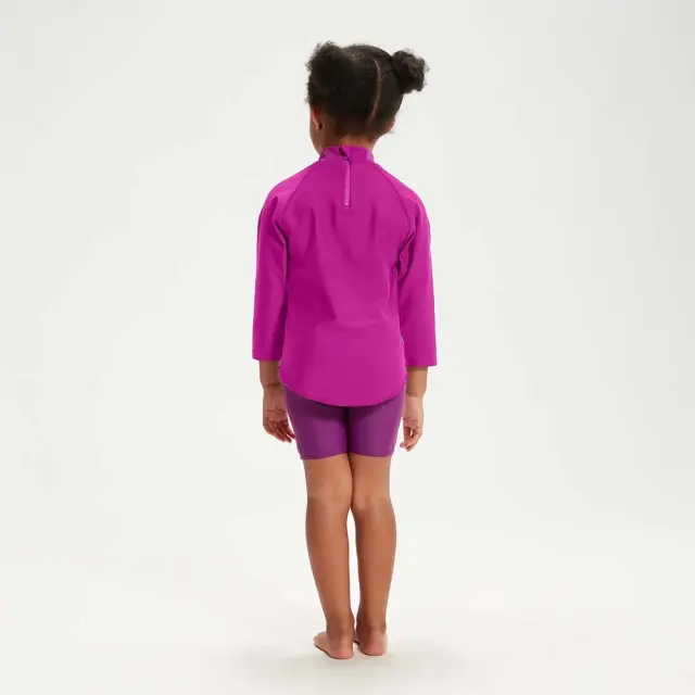 Speedo Girl's Digital Long Sleeve UV Protection Rash Top Μωβ 81350115151 (Speedo) 3