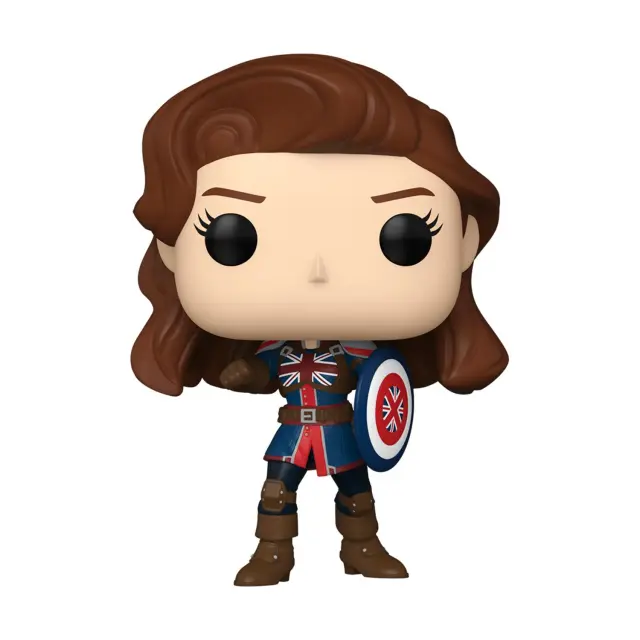 Funko POP! Φιγούρα Βινυλίου Marvel: What If - Captain Carter (Special Edition #1468 Bobble-Head Vinyl Figure
