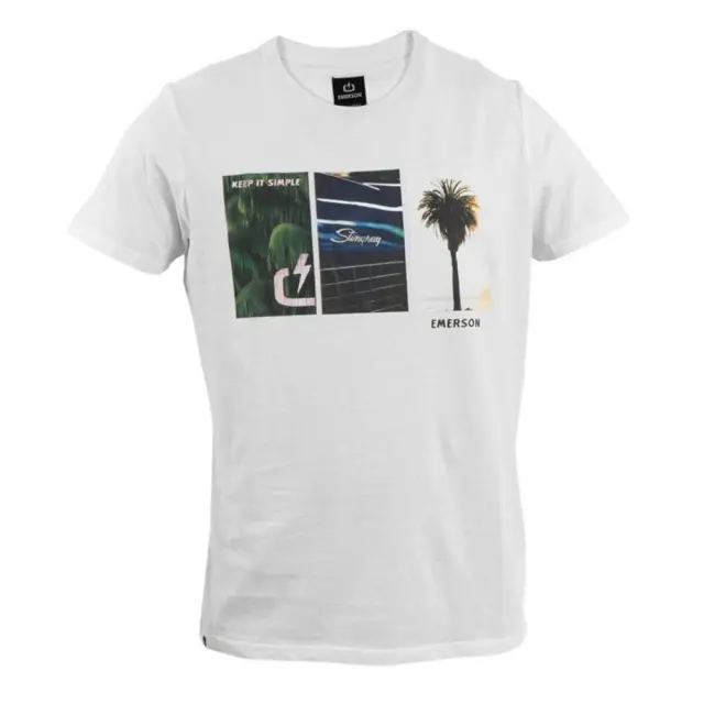 Emerson Men's T-Shirt (201.EM33.47-White) - Λευκό - XXL