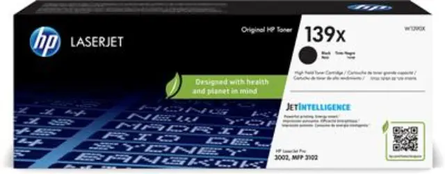 HP 139X Γνήσιο Toner Laser Εκτυπωτή Μαύρο High Yield 4000 Σελίδων (W1390X)