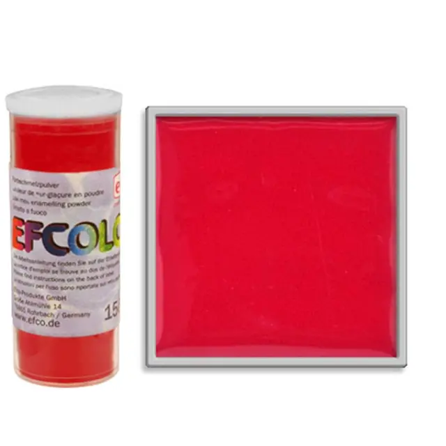 Σμάλτο Μετάλλου Efcolor 150ºC - Red - 10ml