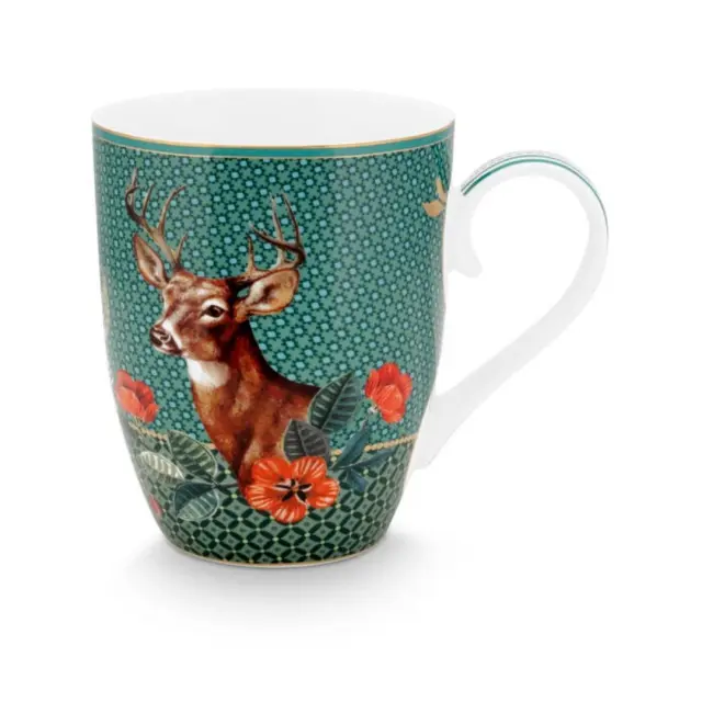 Pip Studio μεσαία Κούπα Winter Wonderland 350ml: Ελάφι