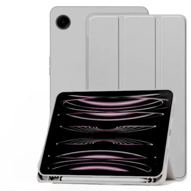 Techsuit - Flex Trifold - Samsung Galaxy Tab A9 / A11 8.7 - Gray