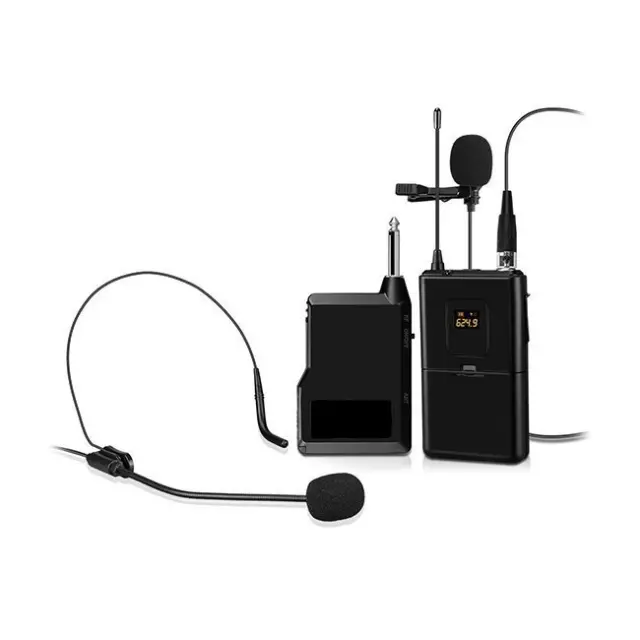 Mozos Μικρόφωνο UHF Set Black (MIC-UHF-SET)