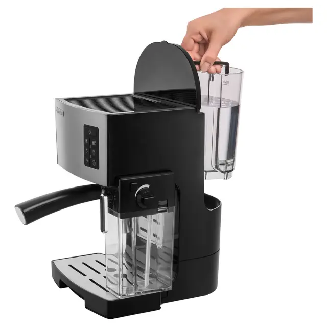 Μηχανή Espresso Ημιαυτόματη 20Bar 1450W Sencor SES 4050SS-EUE3 Ασημί 3