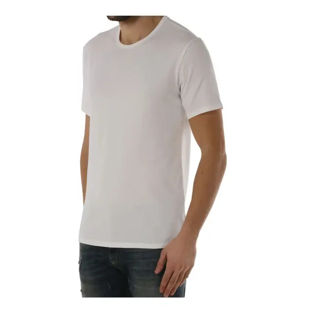 Calvin Klein Ανδρική Φανέλα Modern Fit - Κοντό Μανίκι- Διπλό Πακέτο, Χρώμα Λευκό - S 3