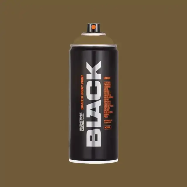 Montana Black Spray Paint 400ml BLK-6630 Pan