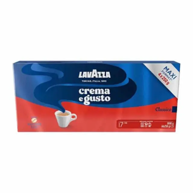 Lavazza Crema e Gusto Classico 4x250gr (1kg)