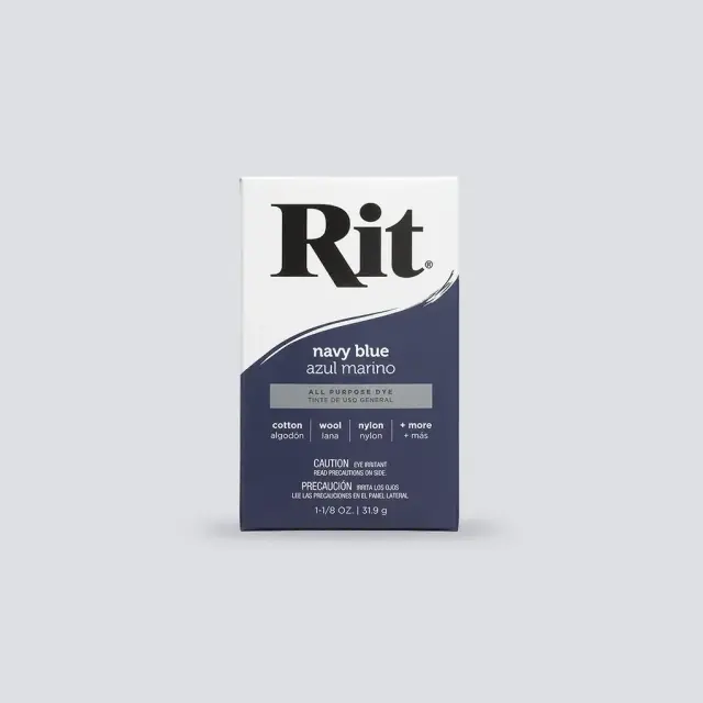 Rit Dye Powder All-Purpose Βαφή Υφασμάτων – Navy Blue 31,9g 2