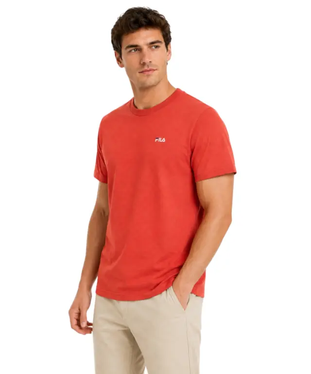 Fila - Ανδρικό Κοντομάνικο T-shirt Laas FAM0874-30068 Κόκκινο 2