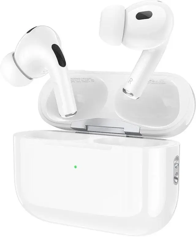 Hoco In-ear Bluetooth Handsfree Ακουστικά με Θήκη Φόρτισης Άσπρα EW77