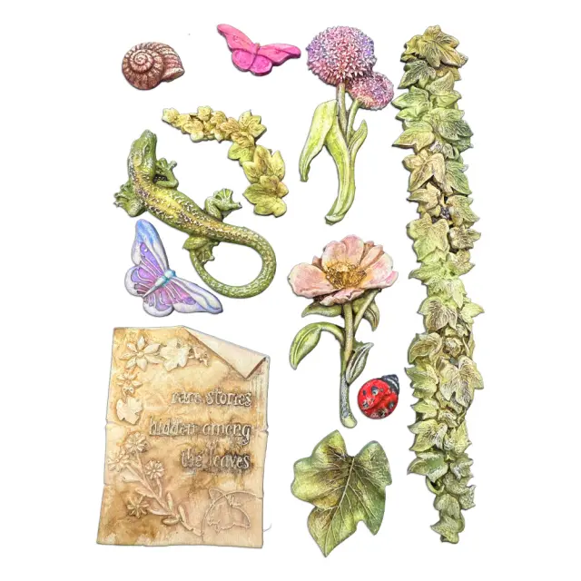 Καλούπι σιλικόνης A5, 15×21cm, Stamperia, All Around, Λουλούδια 2
