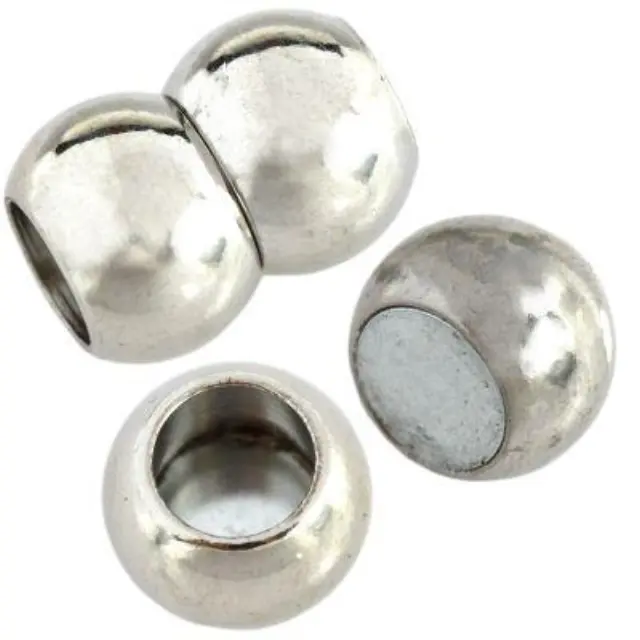 Μαγνητικό Κούμπωμα 14.4x9.8mm εσ.5mm - Silver Color - 2σετ