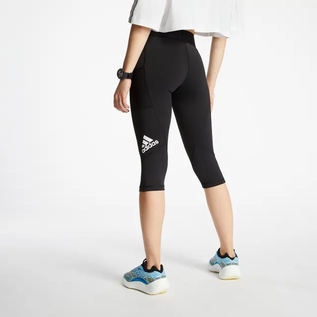 Adidas Alphaskin Training Γυναικείο Capri Κολάν FJ7169 Μαύρο - XS 3