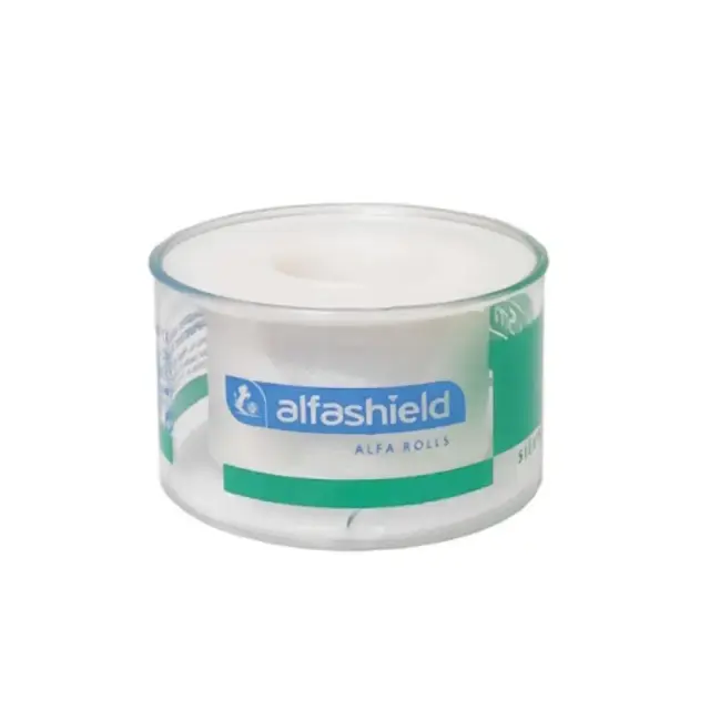 Karabinis Medical Alfashield Alfa Rolls Μεταξωτή Επιδεσμική Ταινία 1.25cm x 5m