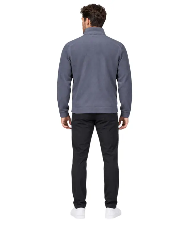 Accademia Militare - Ανδρική Ζακέτα Φούτερ Fleece W6S737-5642-044 Μπλε 3