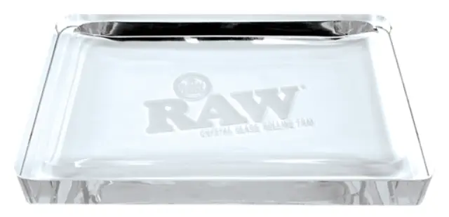 Raw Γυάλινος Rolling Tray Δίσκος - Limited Edition - Large (27,5x18cm) 2