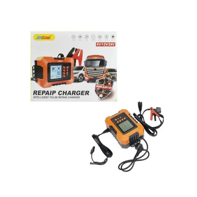 Andowl Φορτιστής Μπαταρίας Αυτοκινήτου 6V/12V/24V Q-DP1129 - Intelligent Pulse Repair Charger 075655