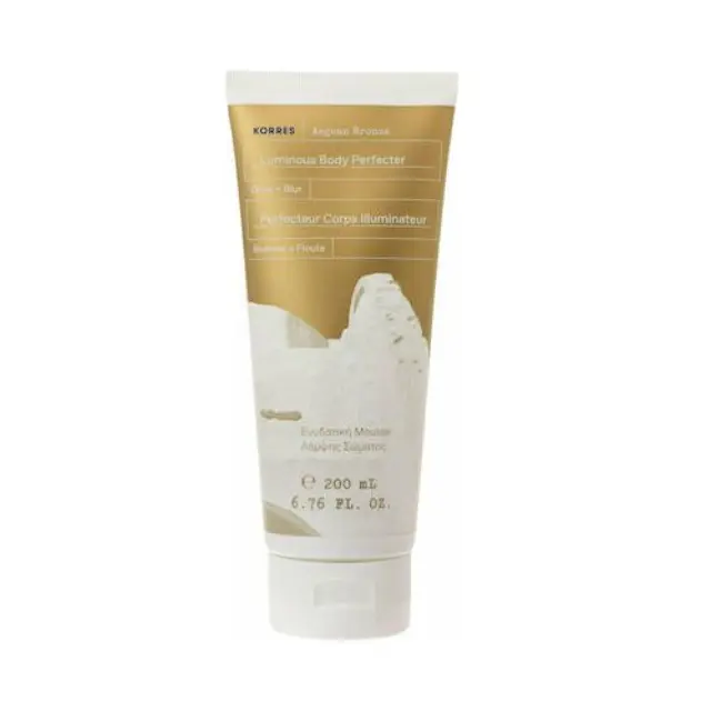Korres Aegean Bronze Luminous Body Perfecter Ενυδατική Mousse Σώματος με Λάμψη & Υαλουρονικό Οξύ 200ml