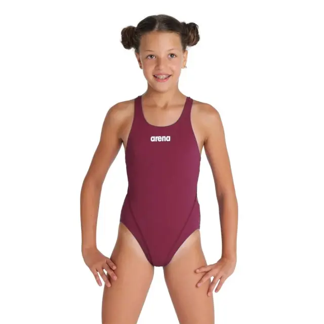 Arena Girl's Team Tech Swimsuit Μπορντό 004764-410 (Arena) - 6 Years