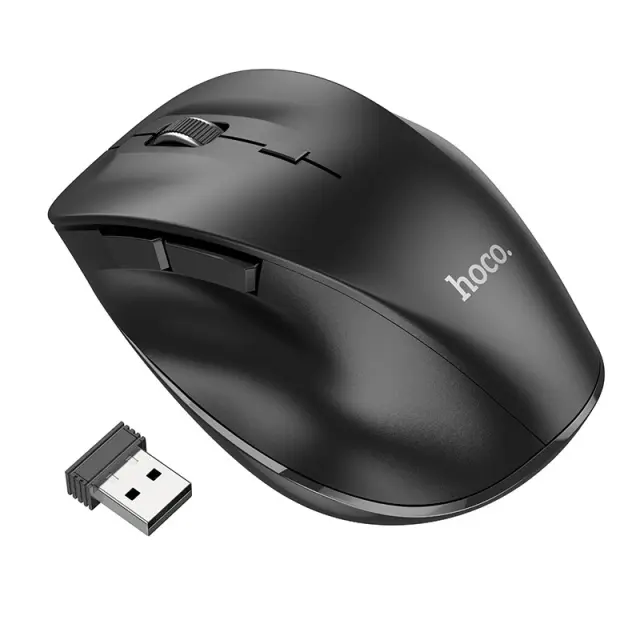 Ασύρματο Ποντίκι Hoco GM24 Mystic 1600dpi 2.4GHz 6 Πλήκτρων Μαύρο 3